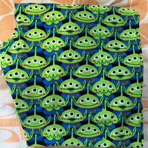 LuLaRoe Disney Toy Story Alien Print Leggings Tall and Curvy TC